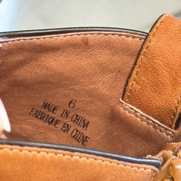 Jeffrey Campbell Zhenya Pointed Toe Western Boot Tan size 6. - Picture 12 of 12